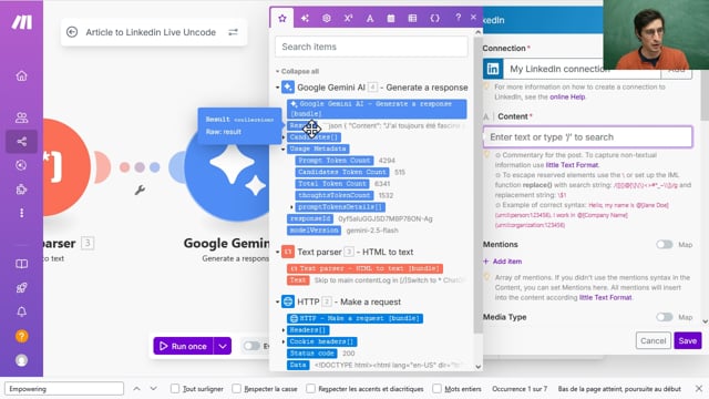 Apprenez à automatiser vos posts LinkedIn avec le No Code et l’IA
