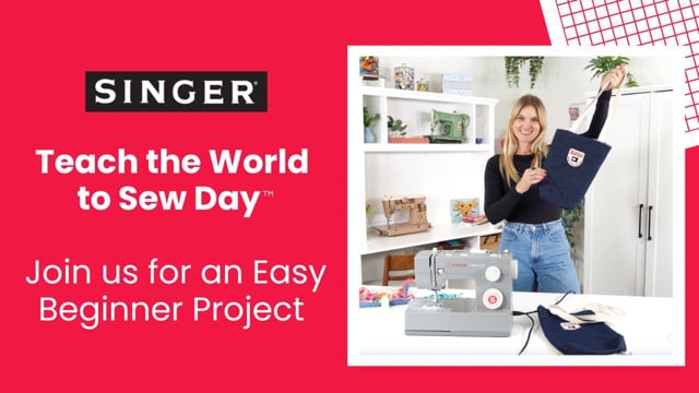 Teach the World to Sew Day | Easy Beginner Project Expert-Led Craft ...