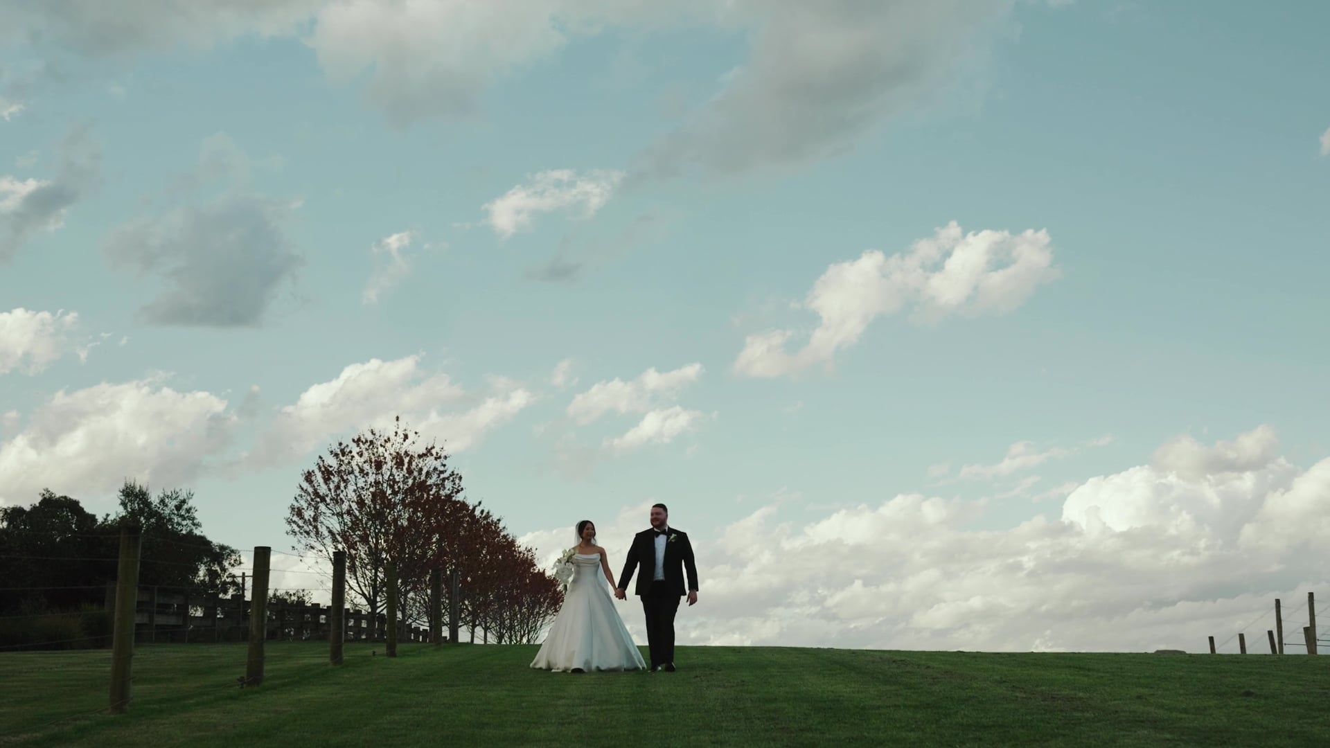 Romano and Kimberly wedding film at Zonzo Estate, Yarra Valley, by C2 Films