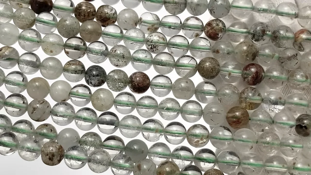 ガーデンクォーツ ラウンド6mm 1連｜天然石ビーズの卸問屋・通販