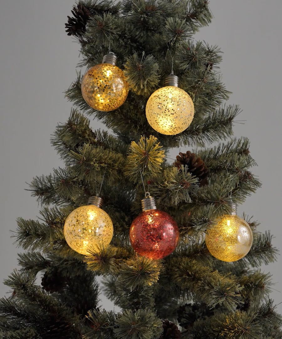 2025Xmas】LED PPボールオーナメント/直径8cm | [公式]ニコアンド