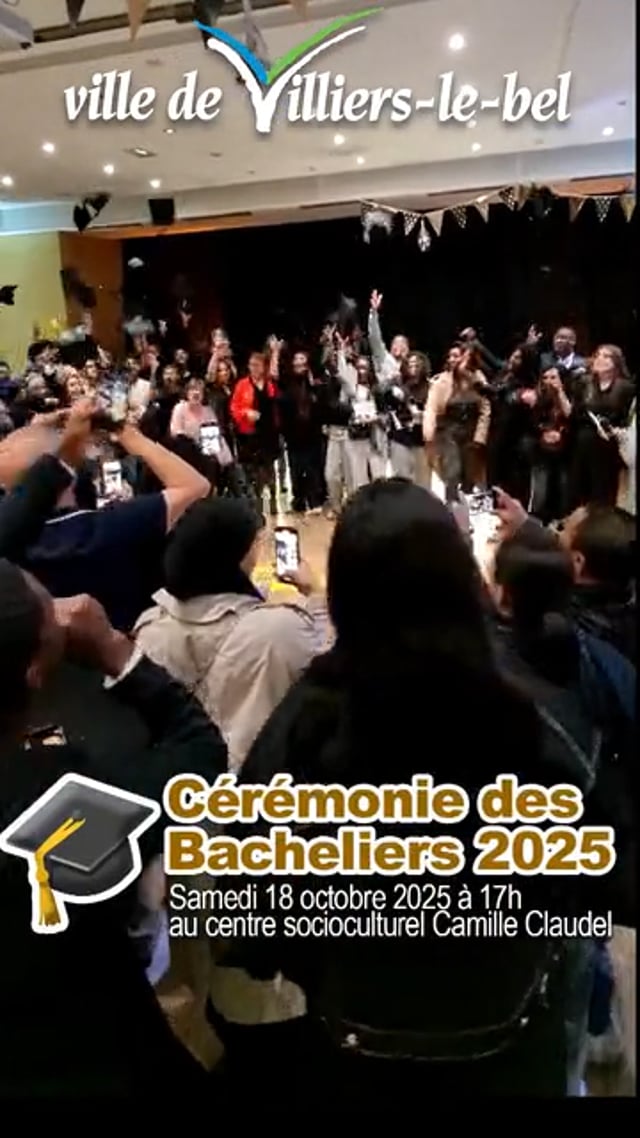 Vimeo Video : Cérémonie des bacheliers 2025 de Villiers-le-Bel