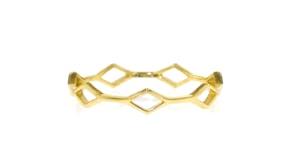 Italian 14kt Yellow Gold Geometric Ring