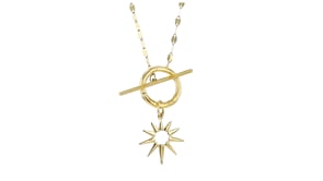 Italian 14kt Yellow Gold Sun Charm