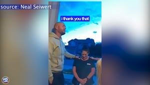Family Prays Over Delivery Driver