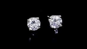 2.00 ct. t.w. Lab-Grown Diamond Stud Earrings in 14kt White Gold