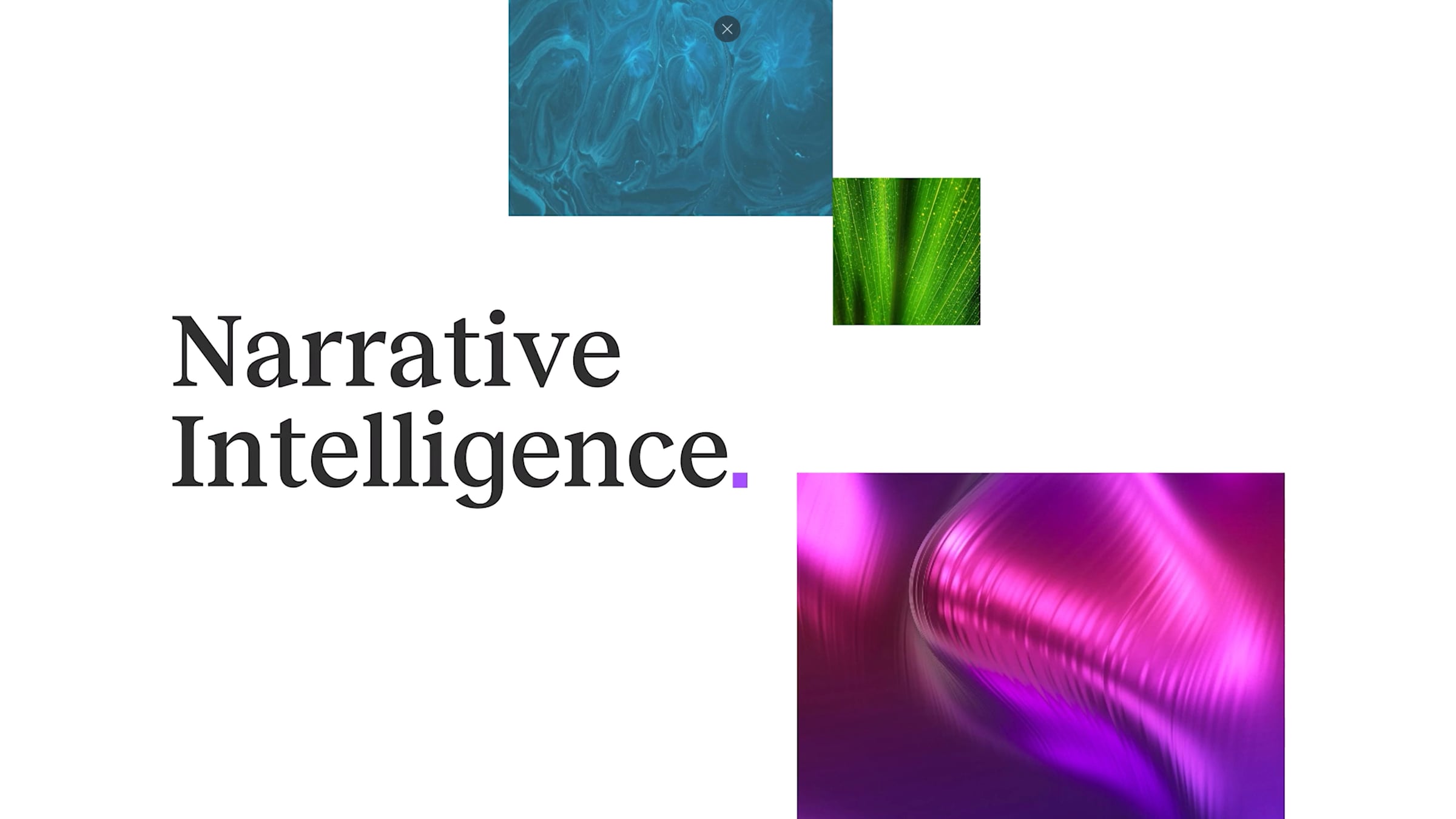 Narrative Intelligence Explainer | Videos & Movies on Vimeo