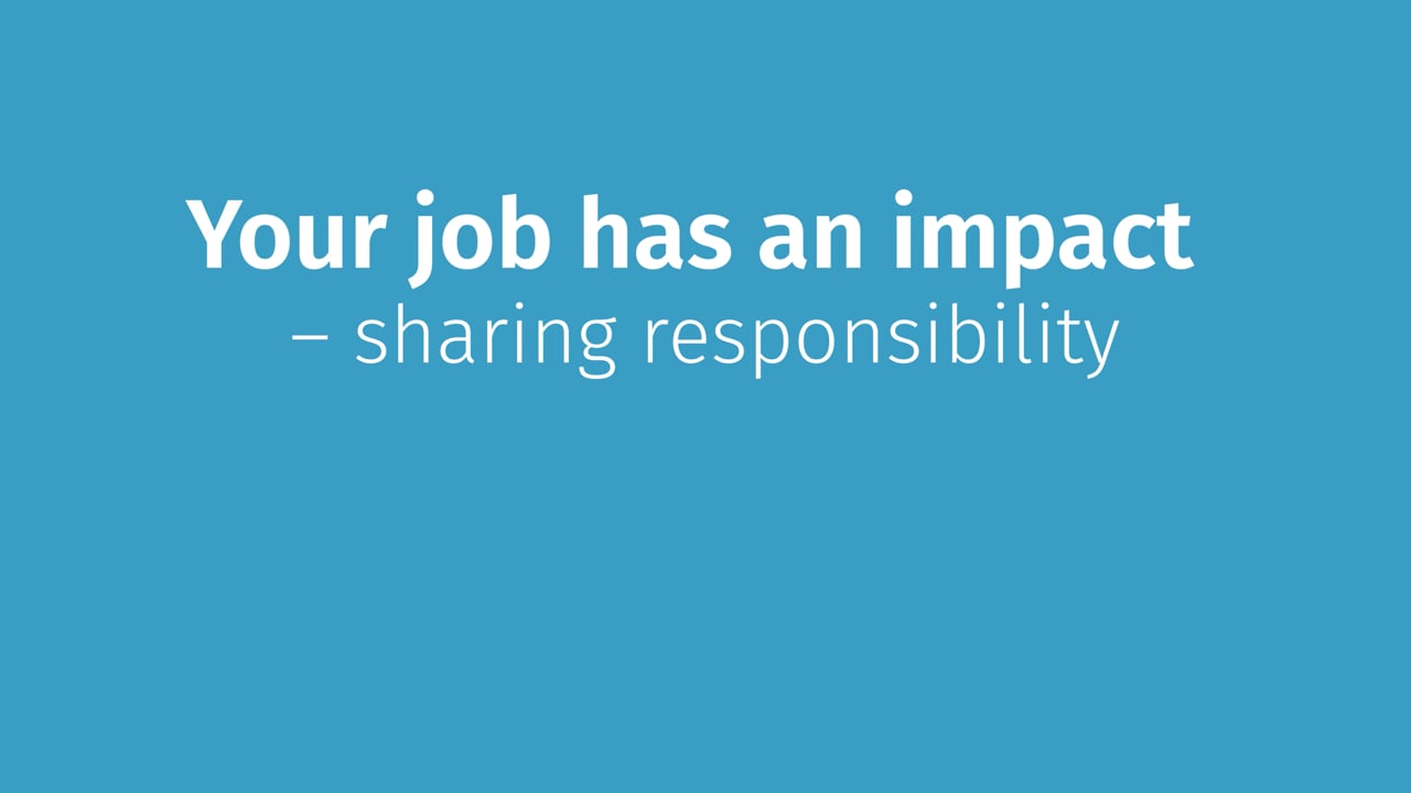 Employerbranding: Your job has an impact – sharing responsibility