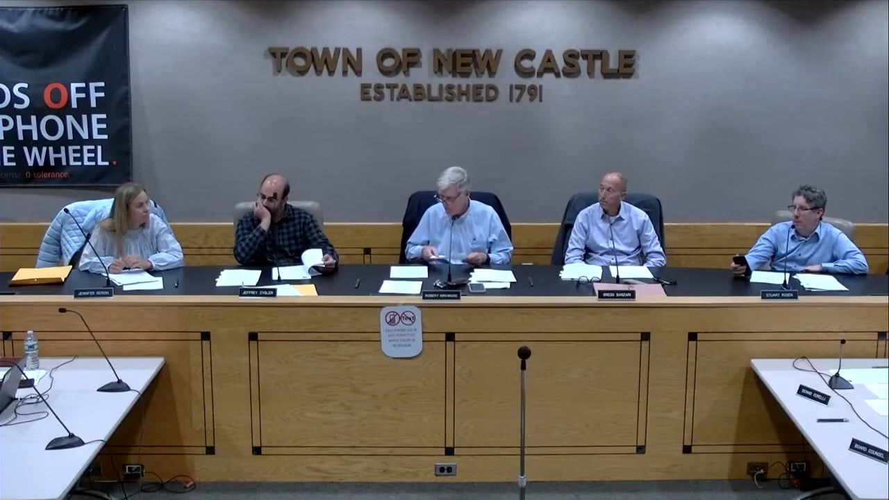 Town of New Castle Planning Board Meeting 10/21/25