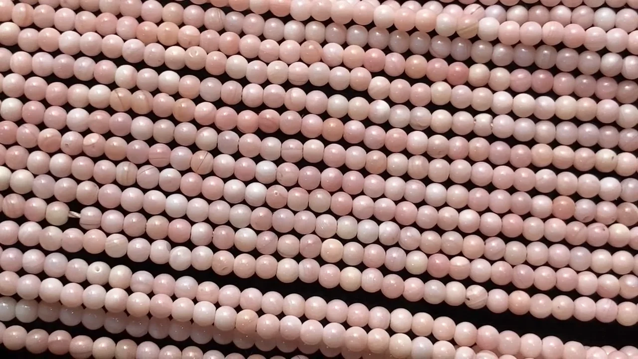 クィーンコンクシェル ラウンド2mm ｜天然石ビーズの卸問屋・通販