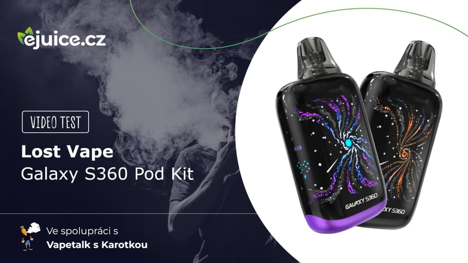 Lost Vape Galaxy S360 Pod Kit - video test (CZ)