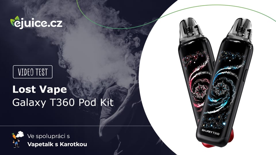 Lost Vape Galaxy T360 Pod Kit - video test (CZ)