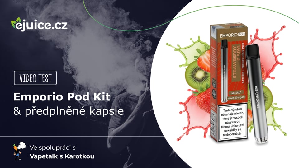 Emporio Pod Kit + předplněné kapsle - video test (CZ)