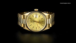 Pre-Owned Rolex Day-Date Mens 36mm Automatic 18kt Yellow Gold Watch