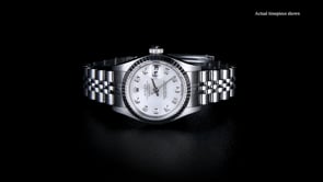 Pre-Owned Rolex Datejust Womens 26mm Automatic Stainless Steel and 18kt White Gold Watch