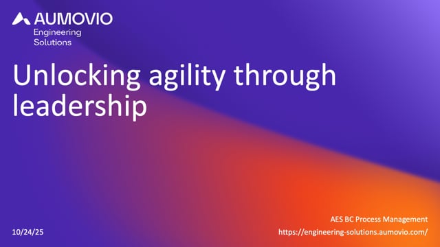 Unlocking agility through leadership