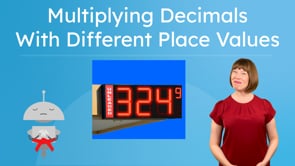 Multiplying Decimals With Different Place Values