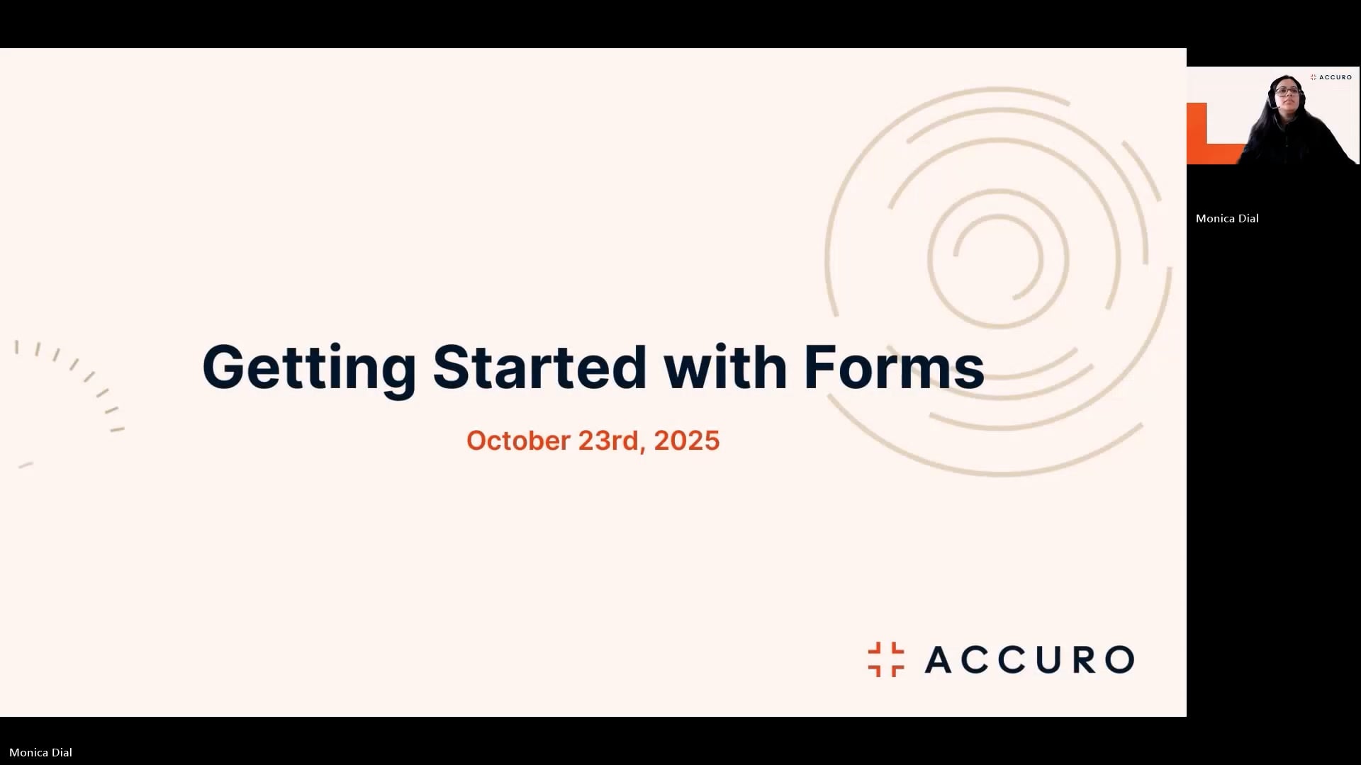 Getting Started with Forms Webinar | Videos & Movies on Vimeo