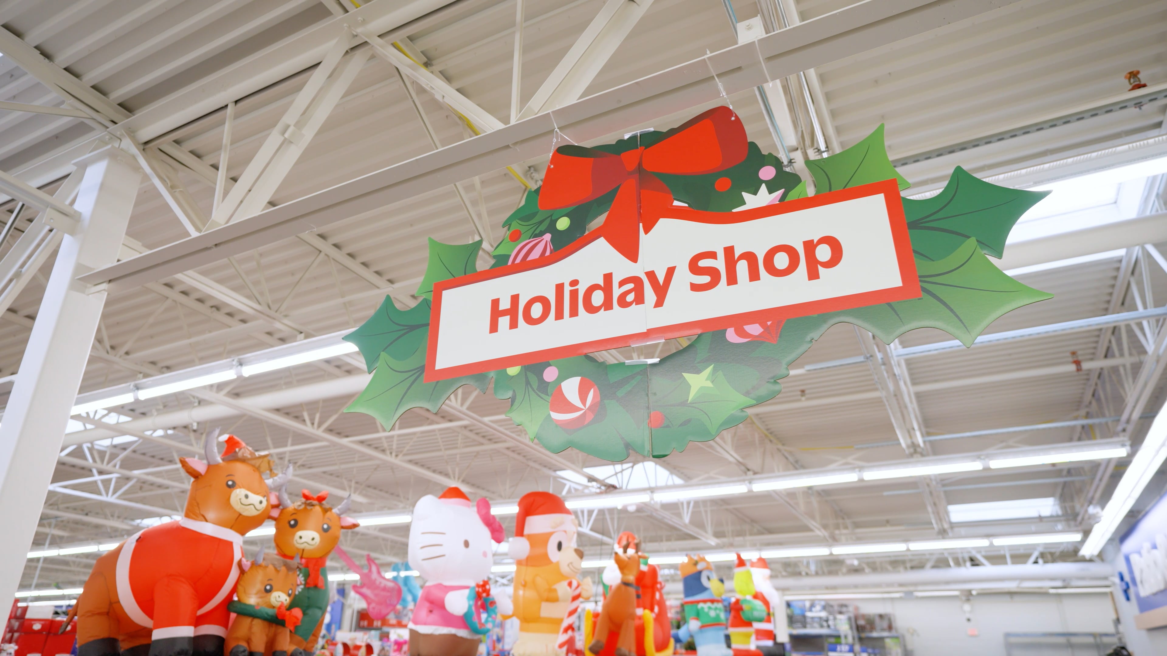 B-roll: Walmart Holiday 2025