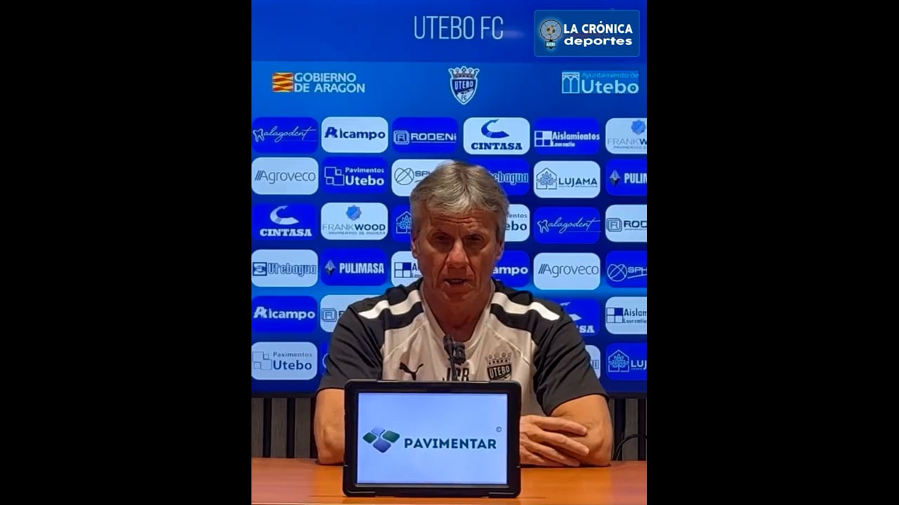 LA PREVIA / Utebo FC - SD Amorebieta / JUAN CARLOS BELTRÁN (Entrenador Utebo) Jor.8- Segunda Rfef / Gr2 / Fuente: Facebook Utebo
