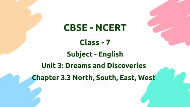 North, South, East, West – Class 7 English