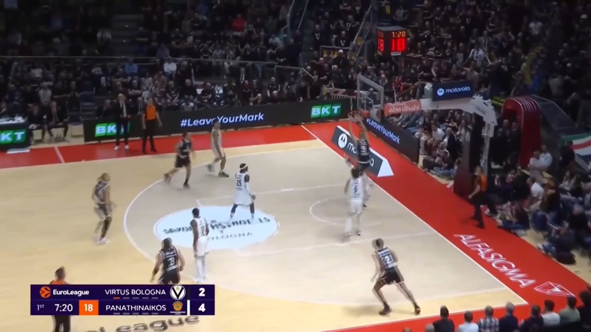 La Virtus vola in Eurolega e batte anche il “Pana”