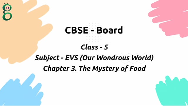 The Mystery of Food – Class 5 EVS
