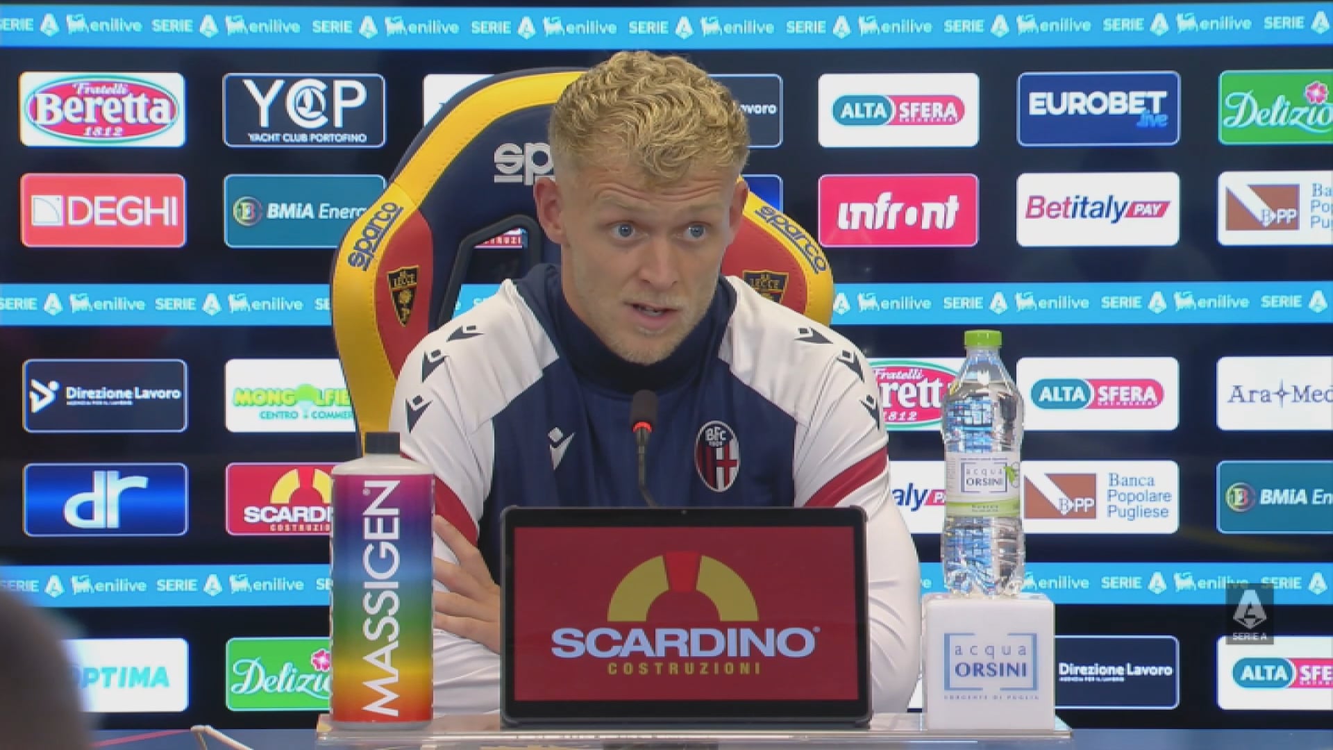 Verso Fiorentina Bologna, senza Odgaard