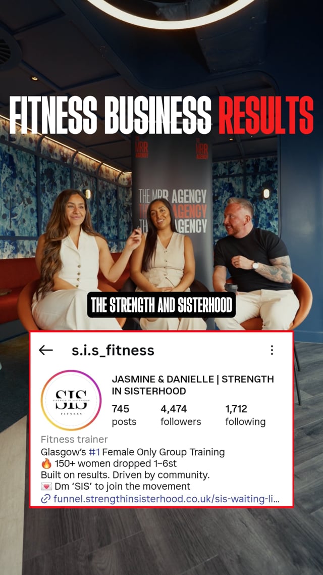 Client testimonial video thumbnail