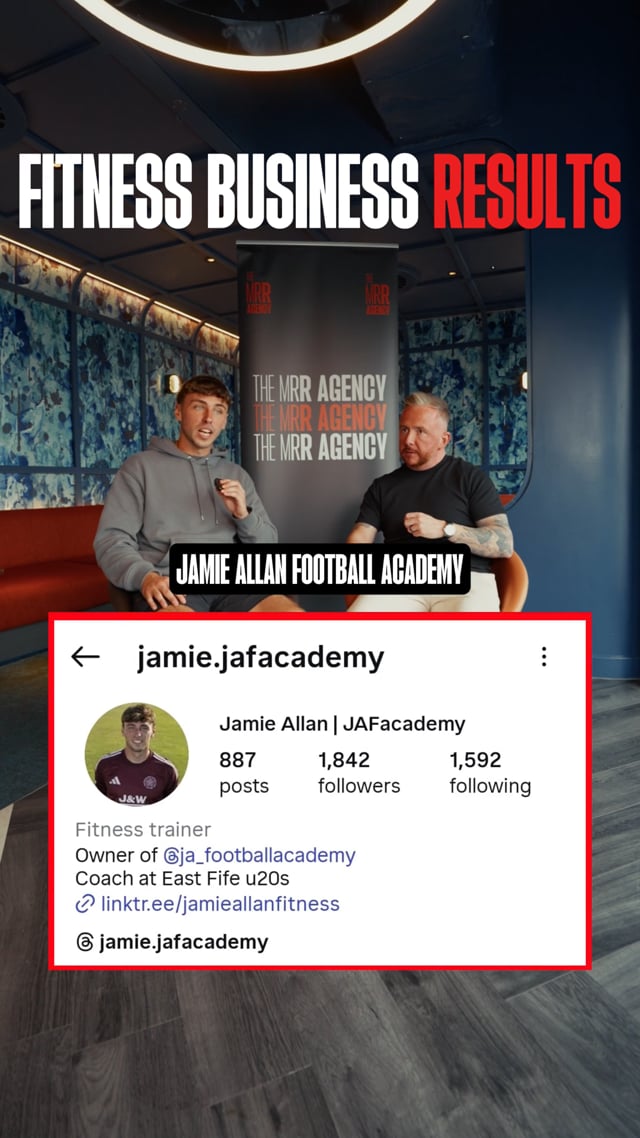 Client testimonial video thumbnail
