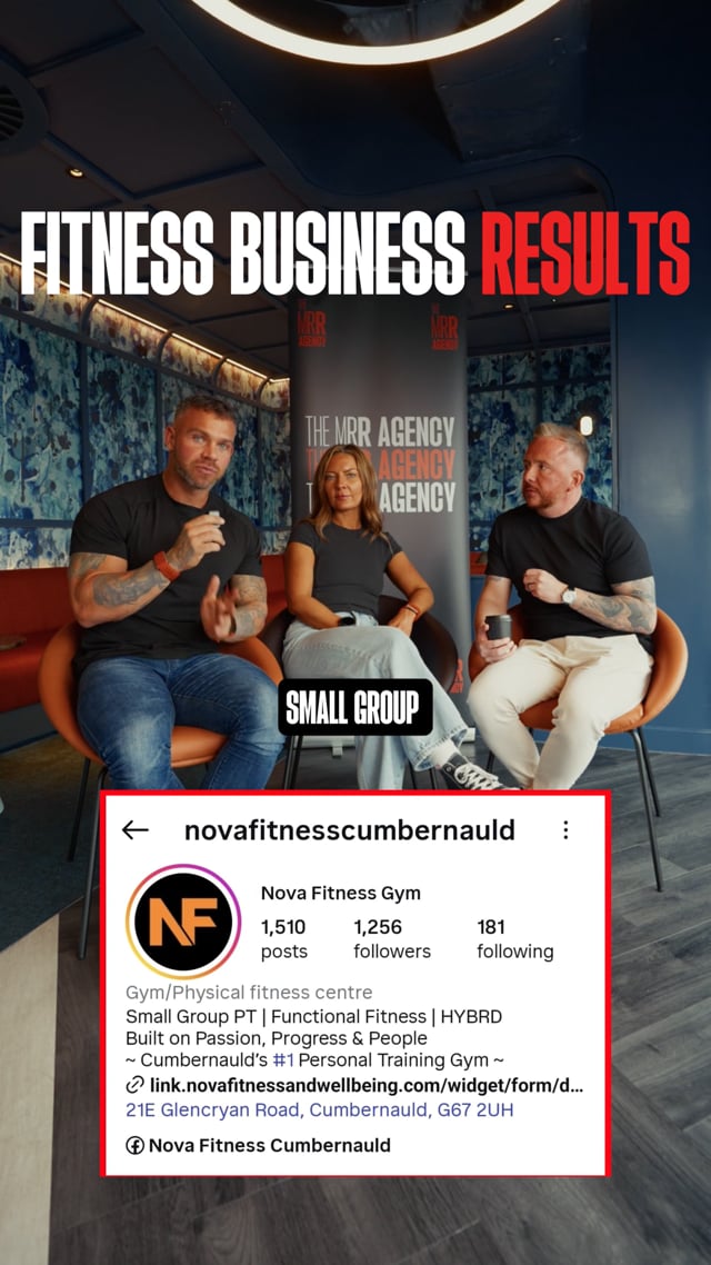 Client testimonial video thumbnail