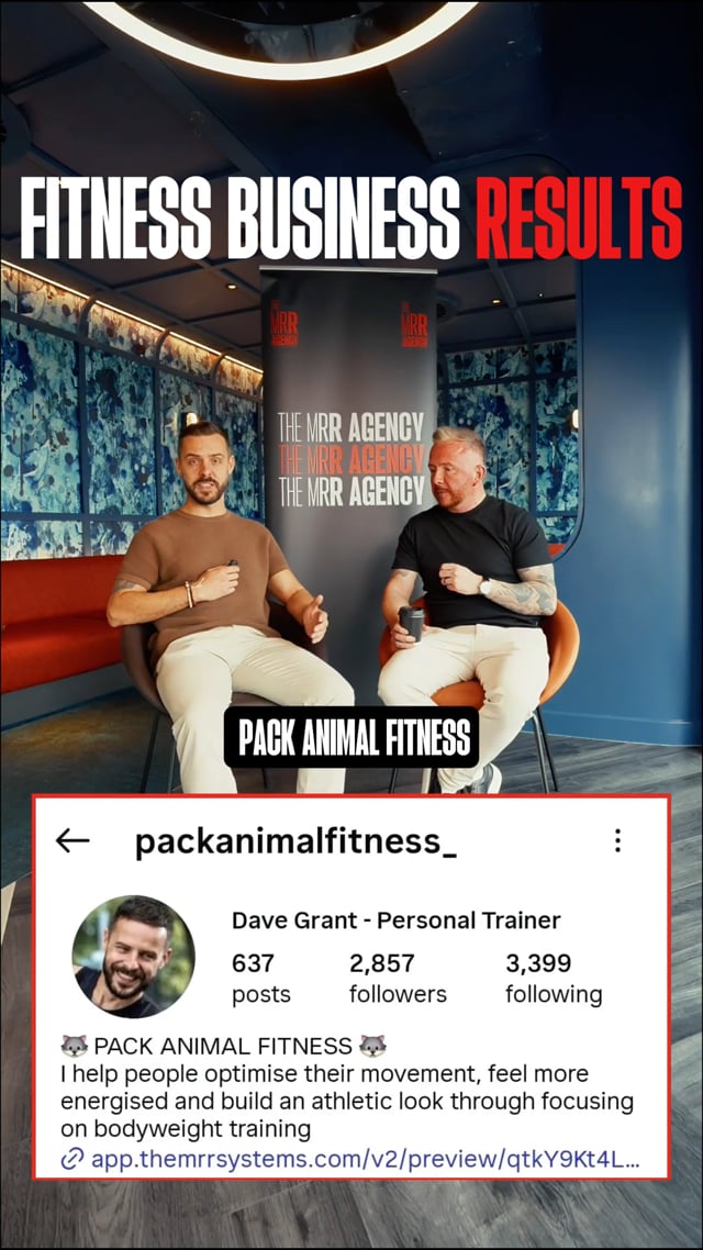 Client testimonial video thumbnail