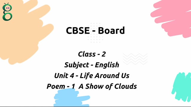 A Show of Clouds – Class 2 English