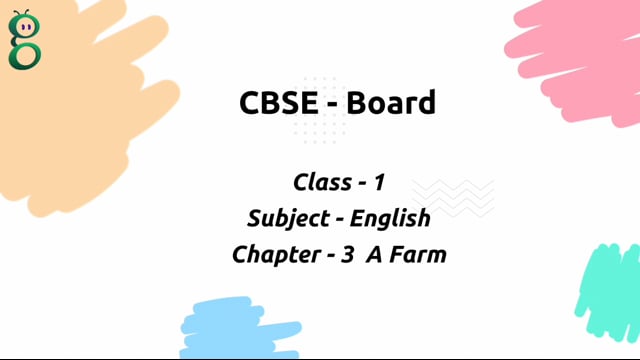 A Farm – Class 1 English
