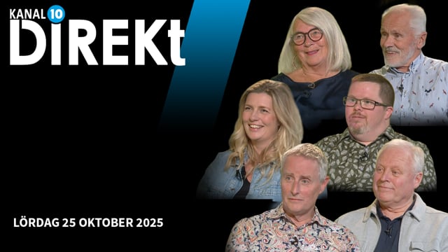 Lördag 25 oktober | Kanal 10 Direkt
