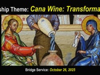 Worship for October 26, 2025