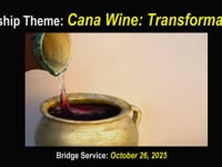 Worship for October 26, 2025