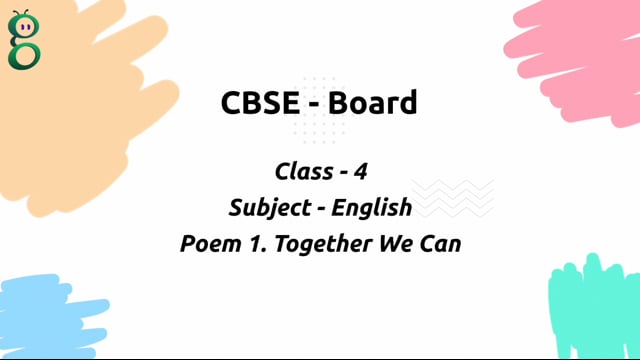 Together We Can – Class 4 English
