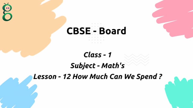 How Much Can We Spend? (Money) – Class 1 Mathematics