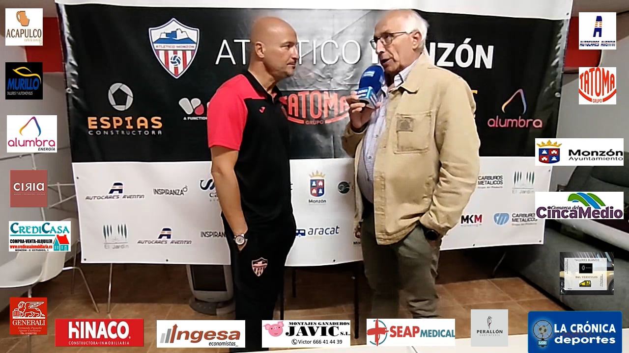 ISMAEL MARIANI (Entrenador Monzón) At Monzón Alumbra 0-0  Andorra / J 8 / 3ª RFEF