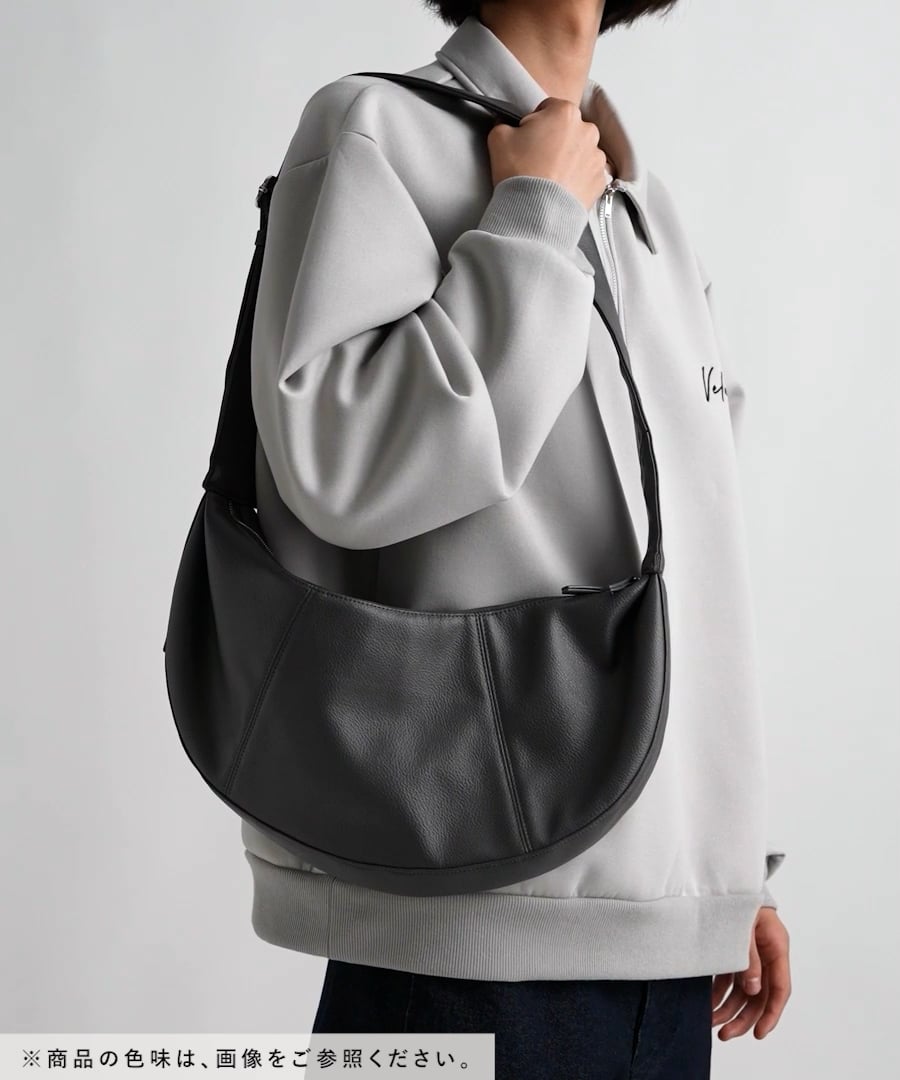 フェイクレザークロワッサンショルダーバッグ | [公式]ラコレ