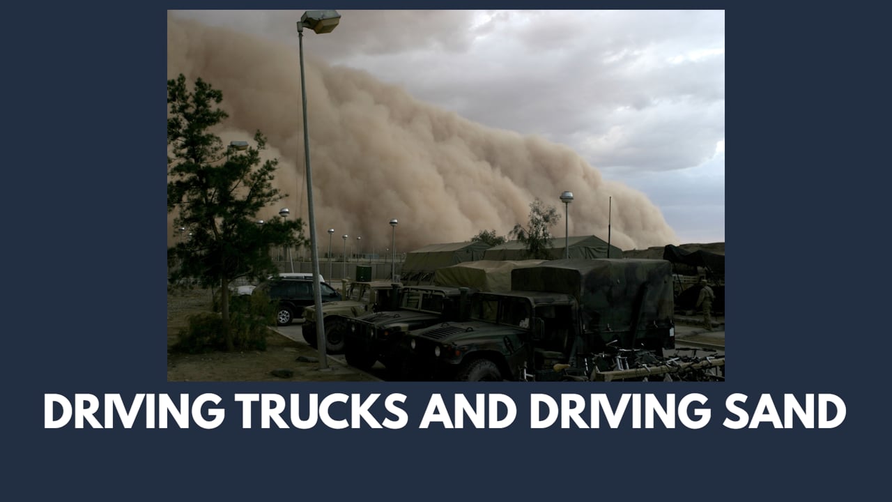 Jodona Brown - Driving Trucks and Driving Sand