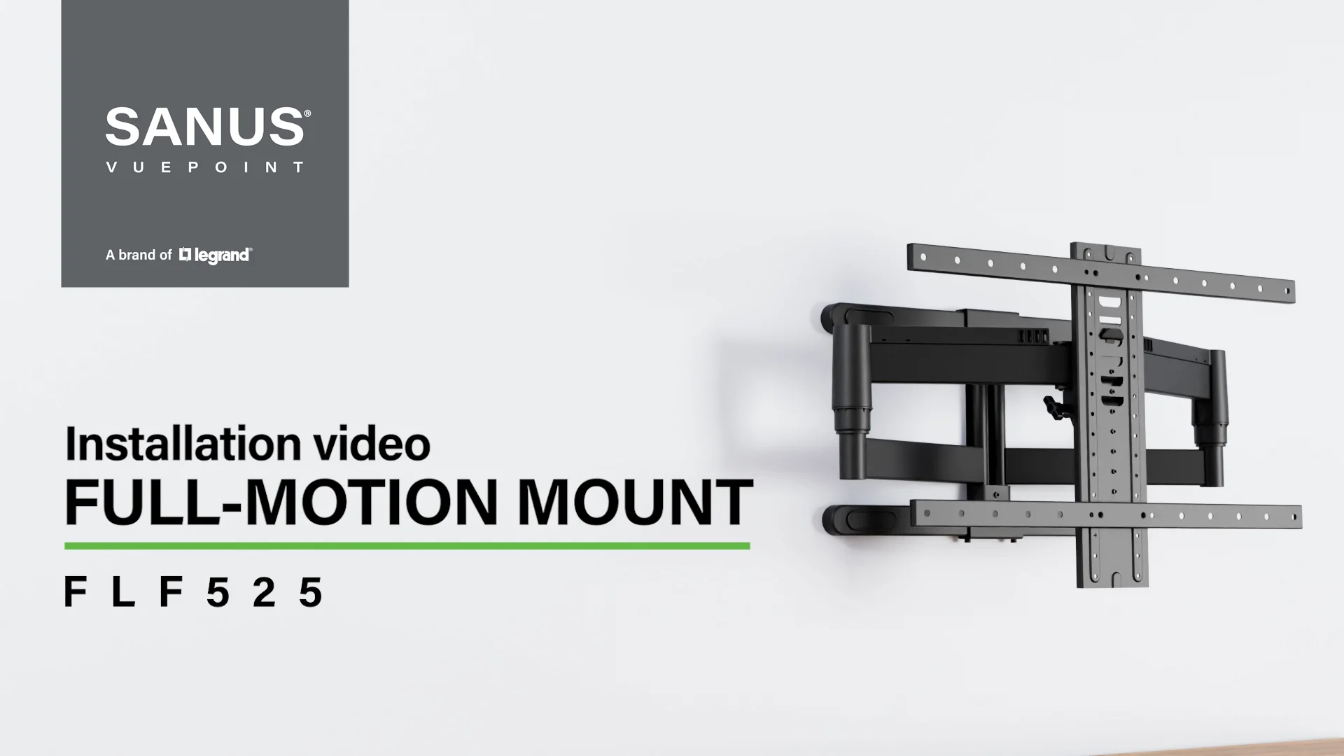 SANUS FLF525 | Full-Motion Wall Mounts | TV Mounts and Stands