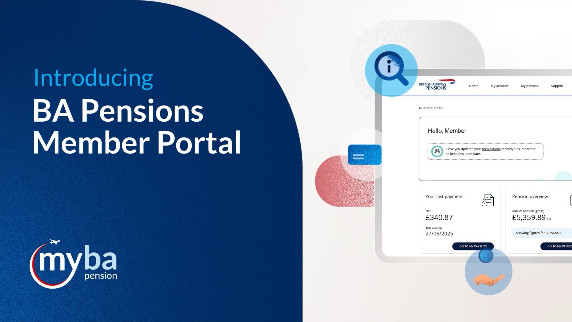 First look at your pensioner Member Portal | Videos & Movies on Vimeo