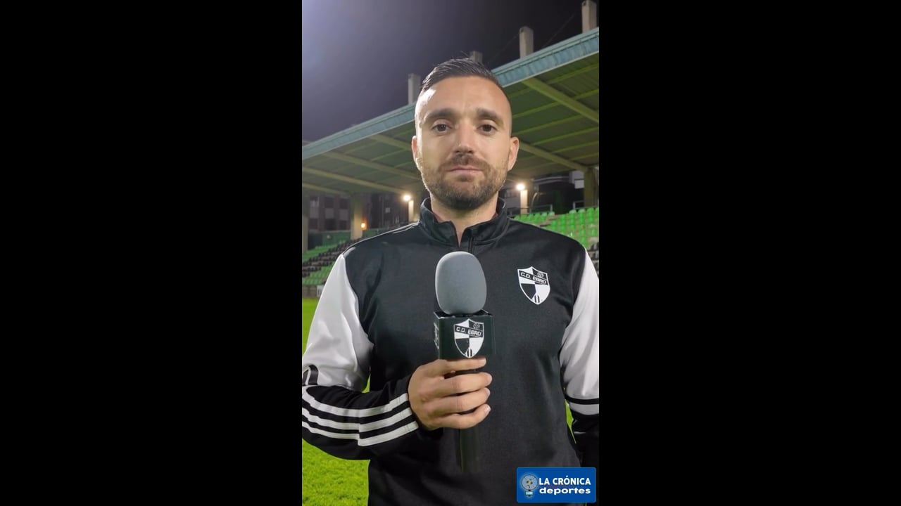 JAVIER GENOVÉS (Entrenador Ebro) Sestao River 1-0 CD Ebro / Jor. 8- Segunda Rfef / Gr 2 / Fuente: Instagram CD Ebro