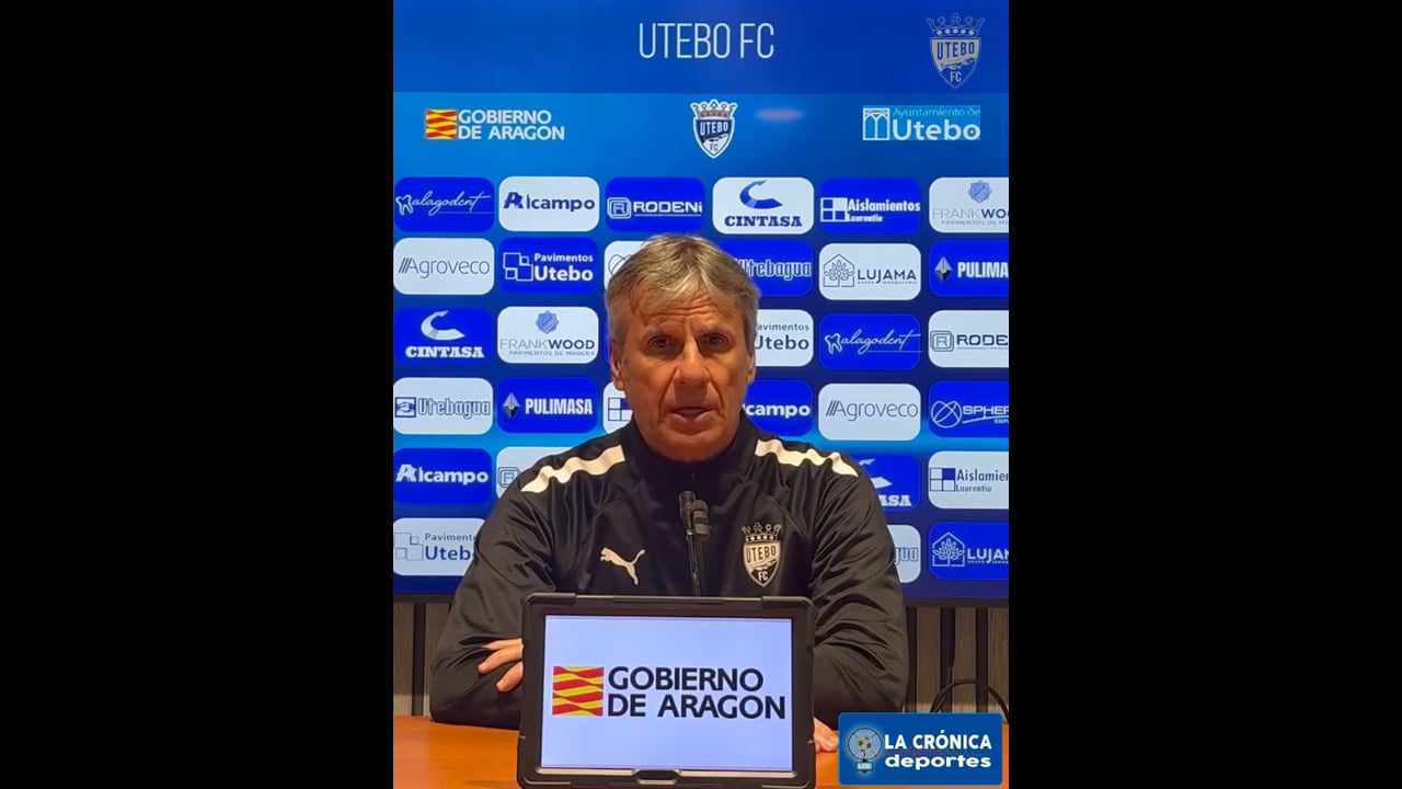 JUAN CARLOS BELTRÁN (Entrenador Utebo) CD Utebo 3-1 SD Amorebieta / Jor. 8 - Segunda Rfef / Gr 2 / Fuente: Facebook Utebo FC