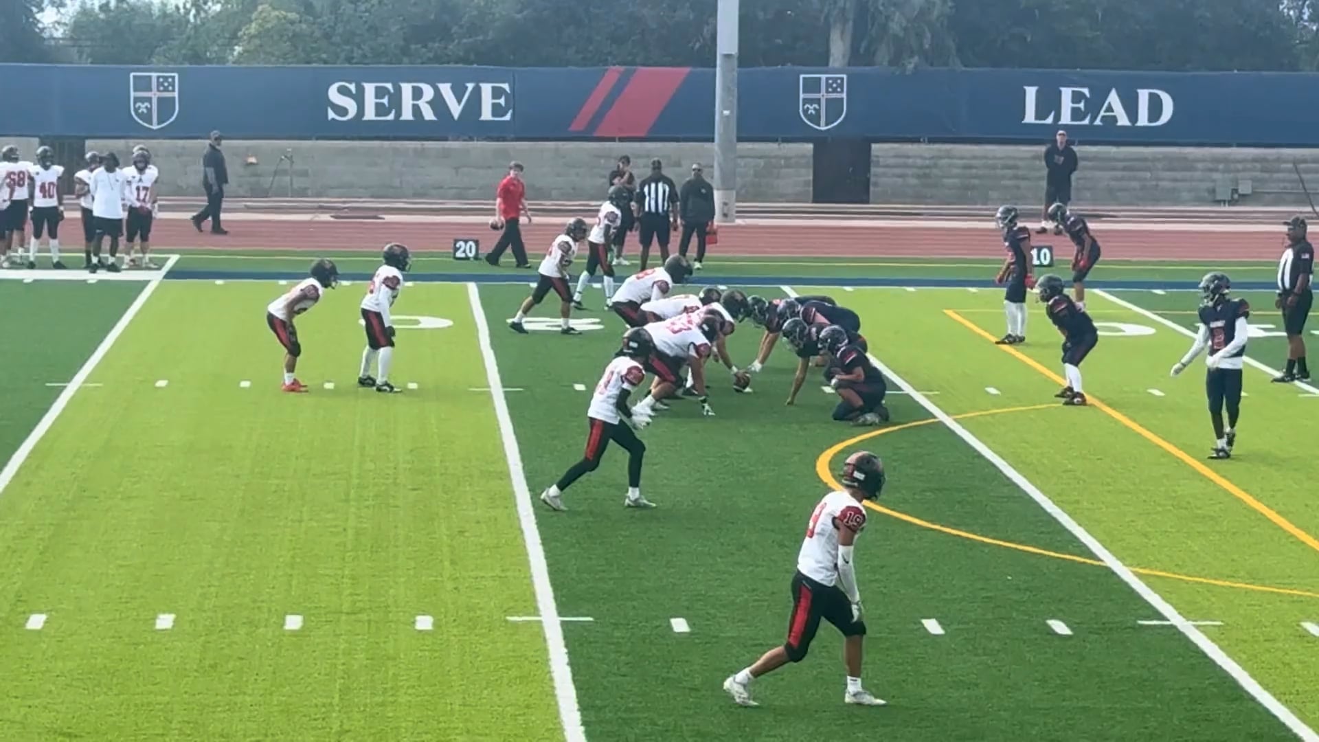 Low on contact no step back!