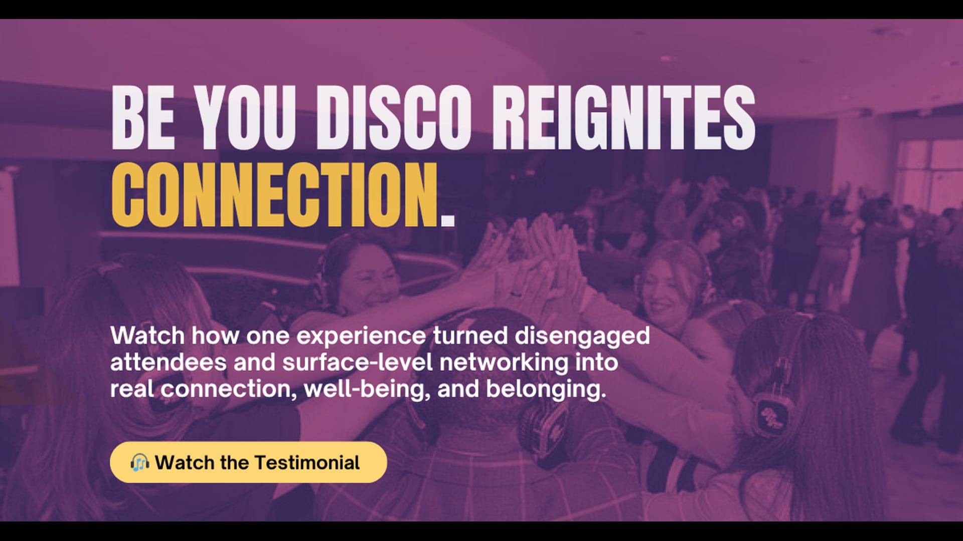 Be You Disco | Bonding people together through music, dance, and mindfulness