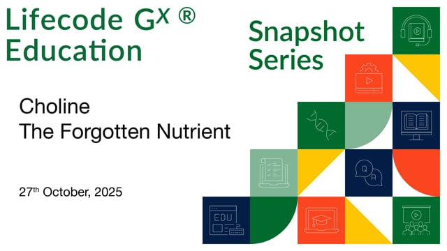 Choline, The Forgotten Nutrient