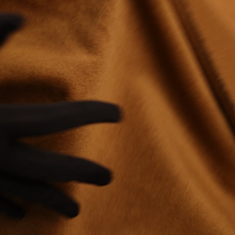 Vidéo: Velours de laine vierge & cachemire double face - Camel